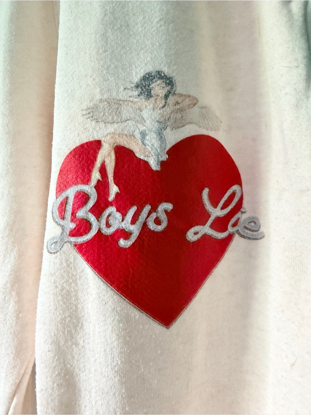 Boys Lie Peach/Tan Sweatpants.